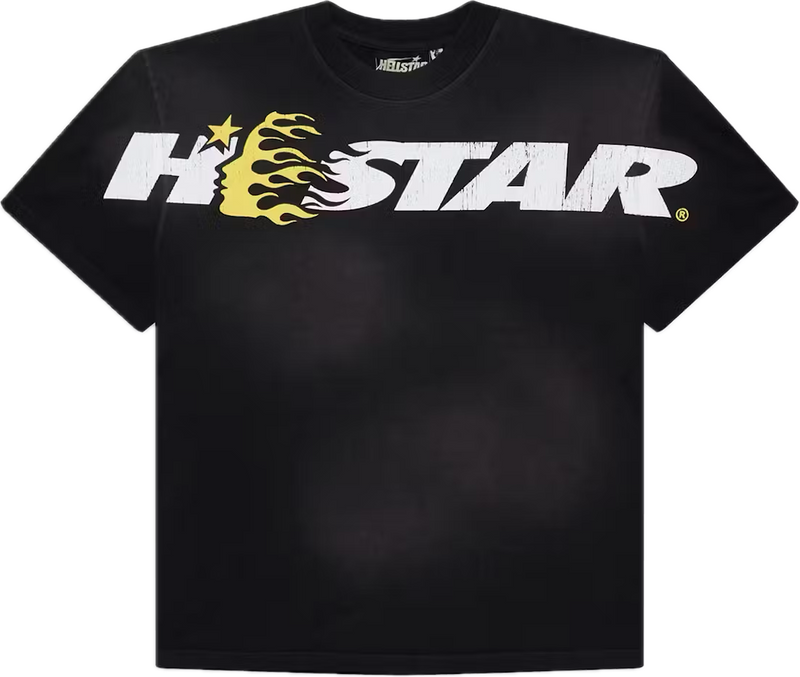 Hellstar Cartoon Yellow Black Tee