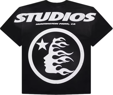 Hellstar Cartoon Yellow Black Tee