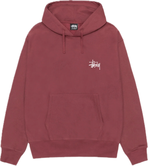 Stussy Basic Oxblood Hoodie