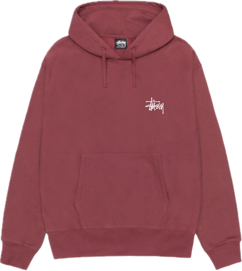 Stussy Basic Oxblood Hoodie