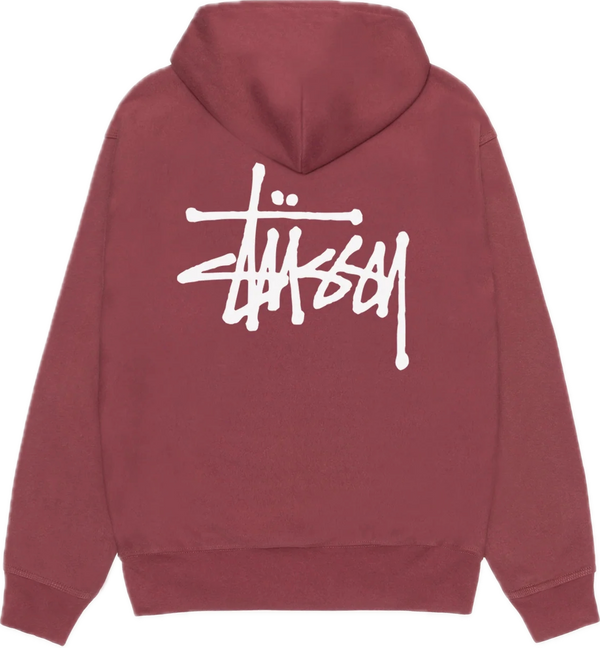 Stussy Basic Oxblood Hoodie