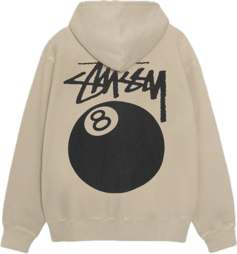 Stussy 8 Ball Khaki Hoodie