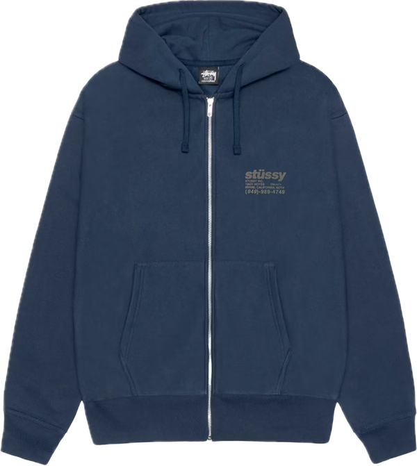 Stussy DNA Navy Zip Up