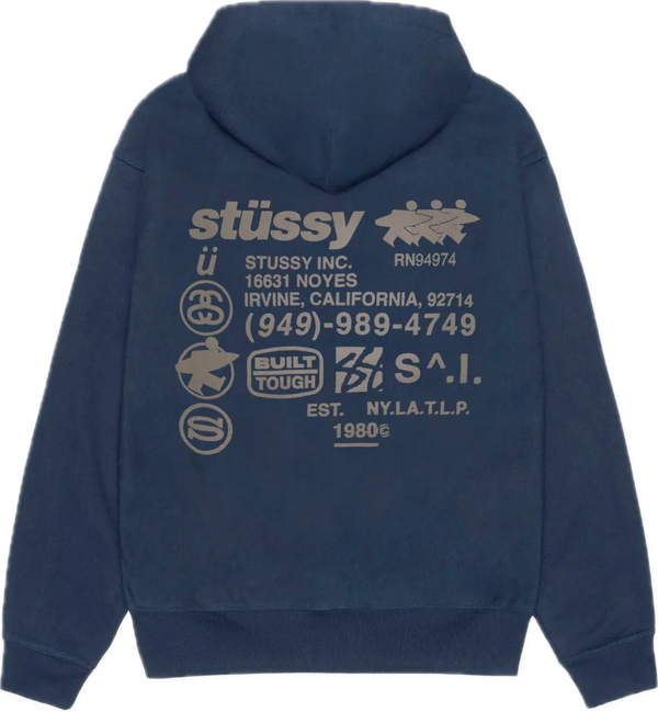 Stussy DNA Navy Zip Up