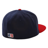 Hellstar OG Logo Navy/Red Fitted Hat