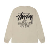 Stussy DSM New York Khaki L/S Tee