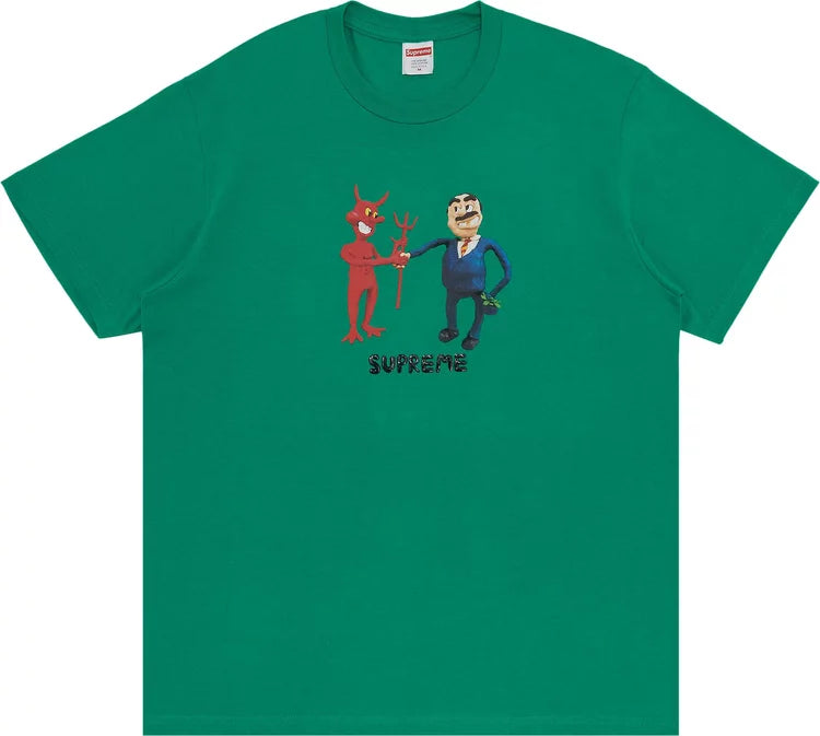 Supreme Business Green Tee