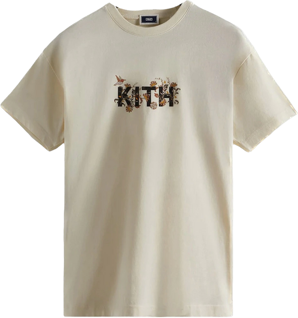 Kith Jacobean Serif Logo Sandrift Tee