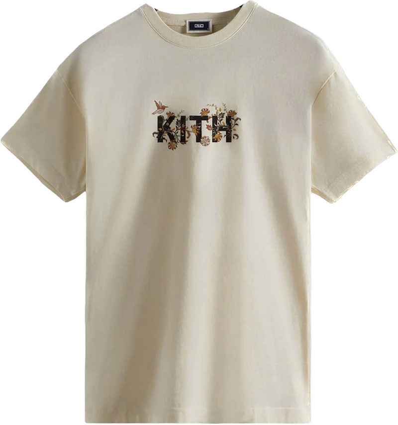 Kith Jacobean Serif Logo Sandrift Tee