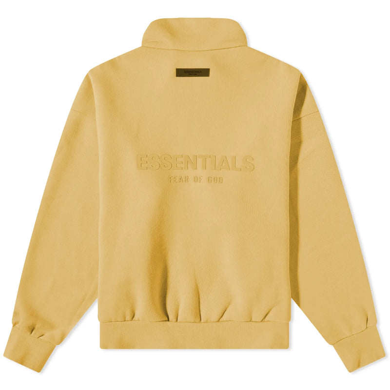 Essentials Light Tuscan Back Logo Full Zip