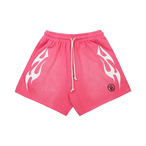 Hellstar Flame Pink/White Shorts
