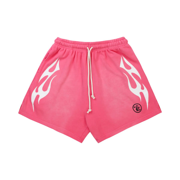Hellstar Flame Pink/White Shorts