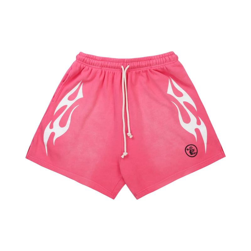 Hellstar Flame Pink/White Shorts