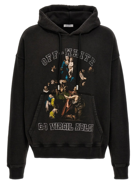 Off White Mary Skate Black Hoodie