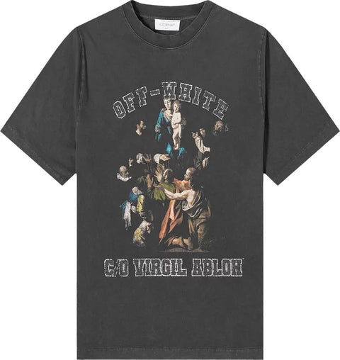Off White Mary Skate Black Tee