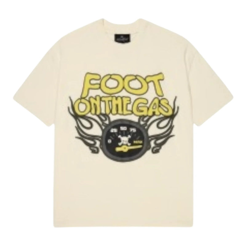 Broken Planet Foot On The Gas Bone Tee