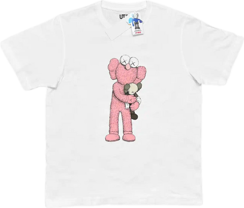 Kaws Pink BFF White Tee
