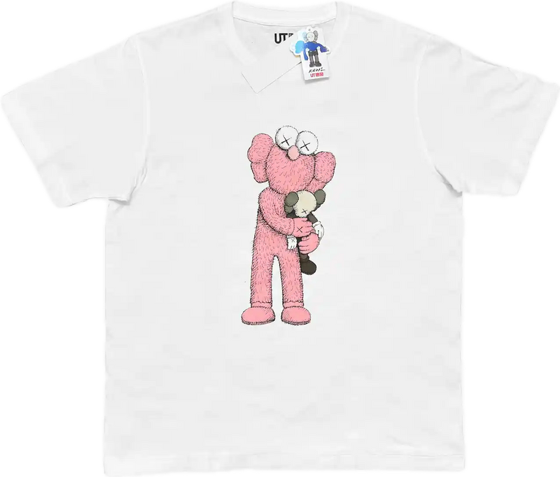 Kaws Pink BFF White Tee