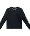 Chrome Hearts White Neck Logo Black L/S Tee