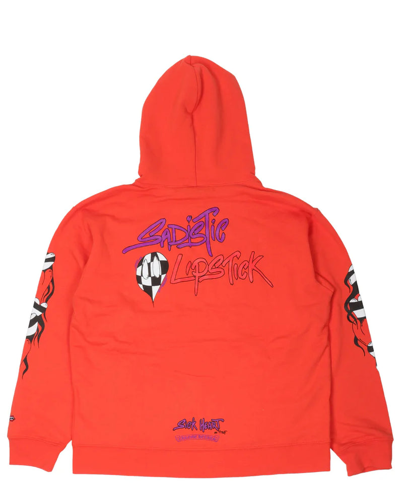 Chrome Hearts Spark The Heart Orange Hoodie