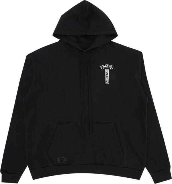 Chrome Hearts T Logo Black Hoodie