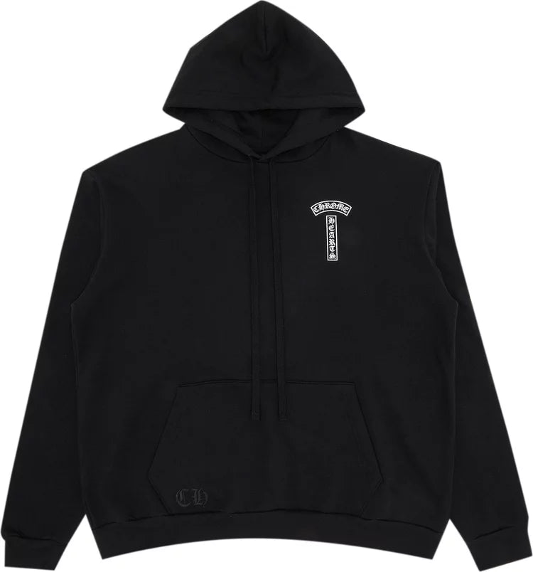 Chrome Hearts T Logo Black Hoodie