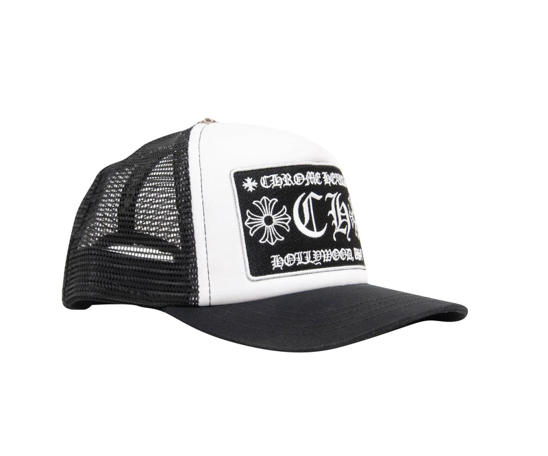 Chrome Hearts Rocker Arc White Trucker Hat