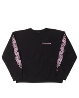 Chrome Hearts Pink Matty Boy Black Crewneck