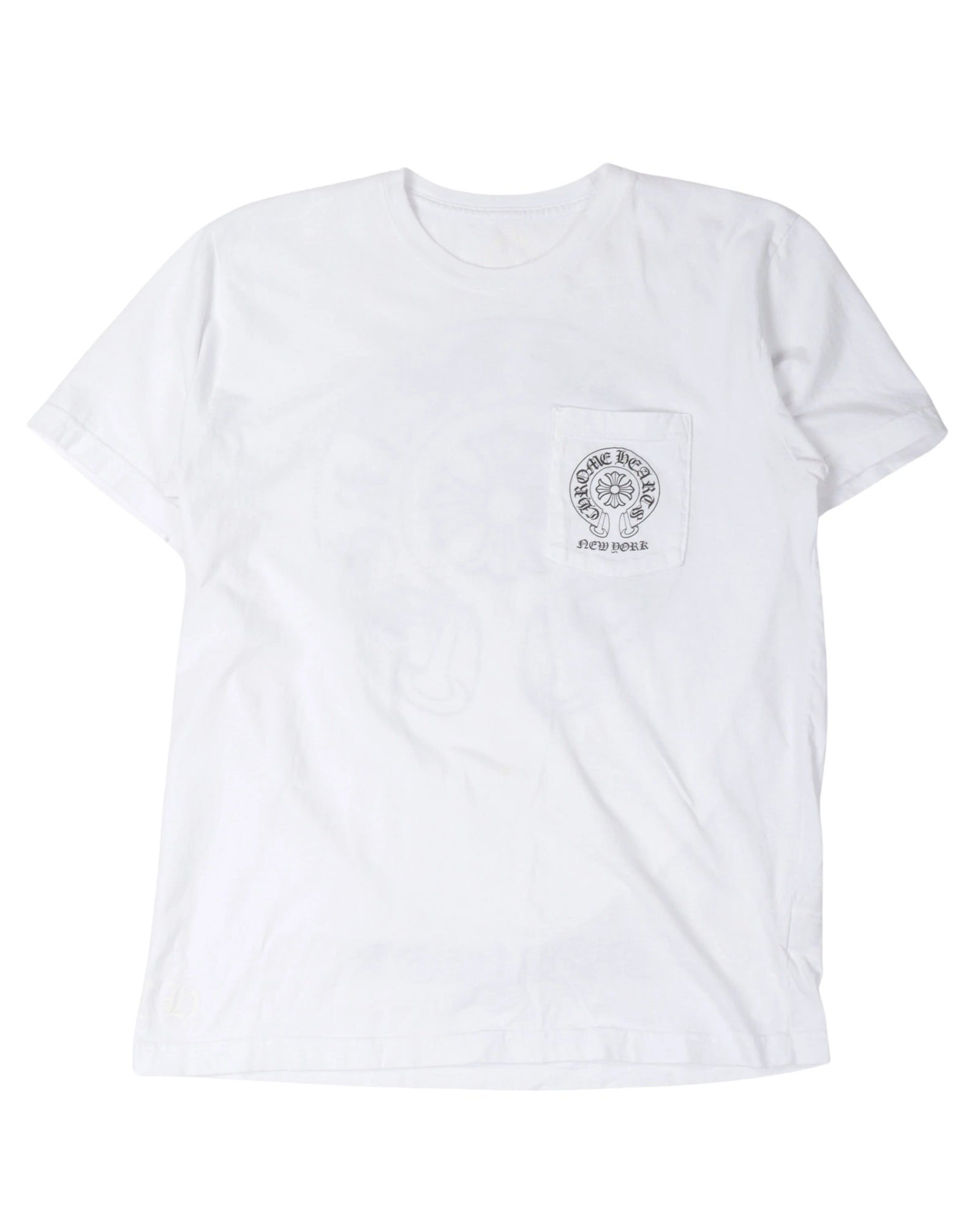 L【在庫あり】CHROME HEARTS HOESESHOE NEW YORK L/S TEE Chrome Hearts 