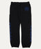Chrome Hearts Blue Horseshoe Black Sweatpants