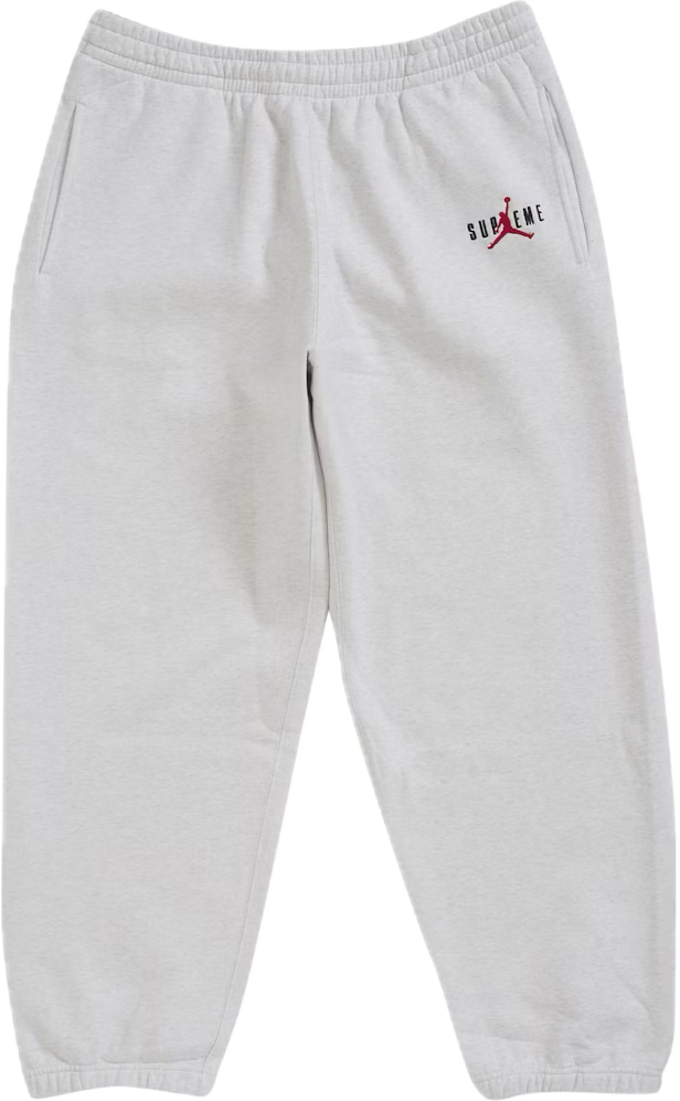 Supreme Jordan Ash Grey Sweatpants