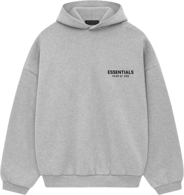 Essentials FW24 Heather Grey Hoodie