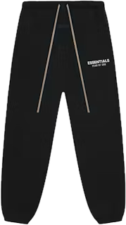 Essentials Black Fleece Sweatpants