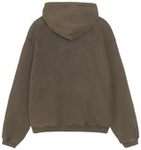 Stussy Faded Graphic Olive Zip Up