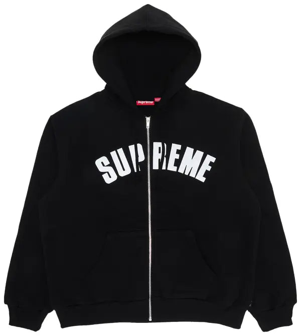 Supreme Arc Thermal Lined Black Zip Up