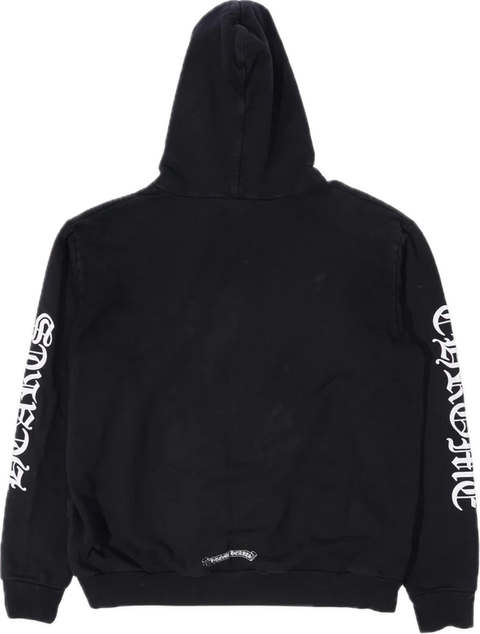 Chrome Hearts Vertical Logo Black Zip Up