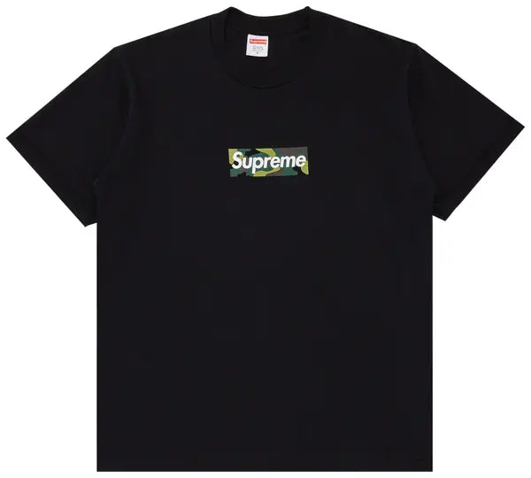 Supreme (FW23) Camo Box Logo Black Tee