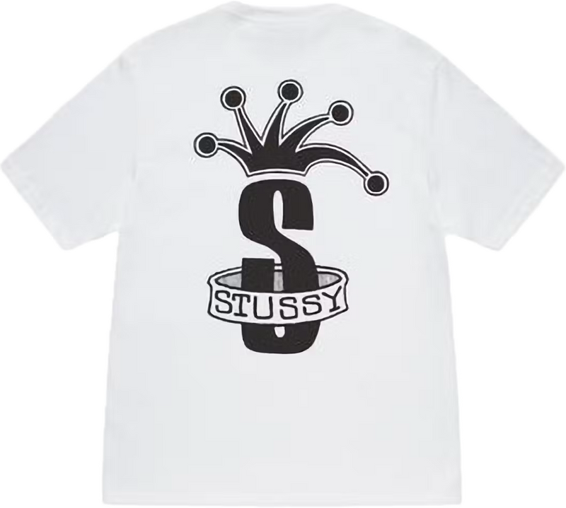 Stussy Crown Band White Tee