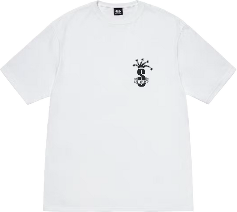 Stussy Crown Band White Tee