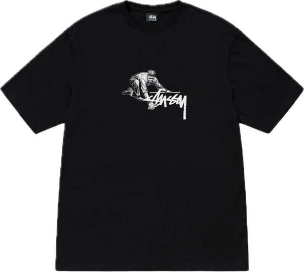 Stussy Worker Black Tee