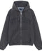 Stussy Faded Graphic Black Zip Up