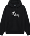 Stussy Worker Black Hoodie