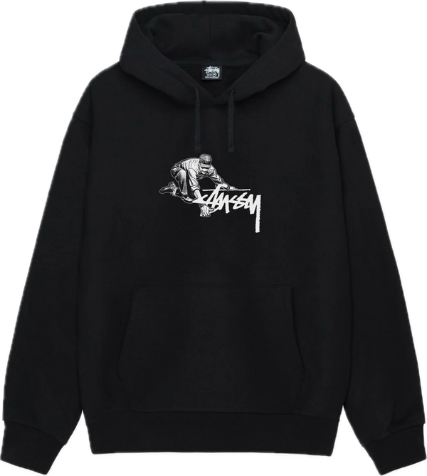 Stussy Worker Black Hoodie