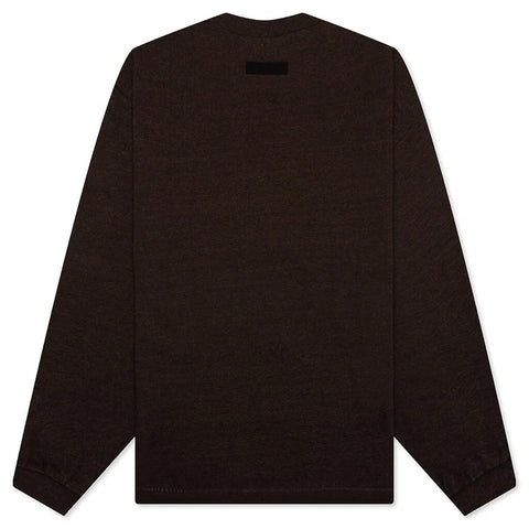 Fear of God Essentials Heavy L/S Heather Wood Tee
