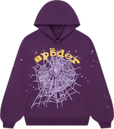 Sp5der Purple Star OG Web V2 Hoodie