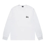 Stussy Basic White L/S Tee