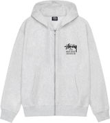 Stussy Stock DSM Los Angeles Heather Zip Up