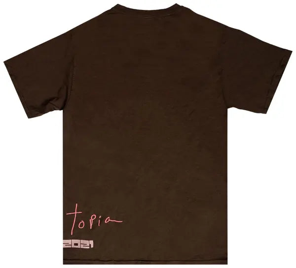 Travis Scott All Seeing Hands Brown Tee