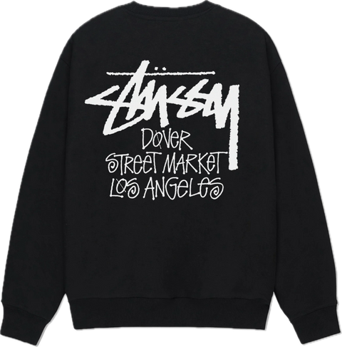 Stussy DSM L.A. Crewneck Black