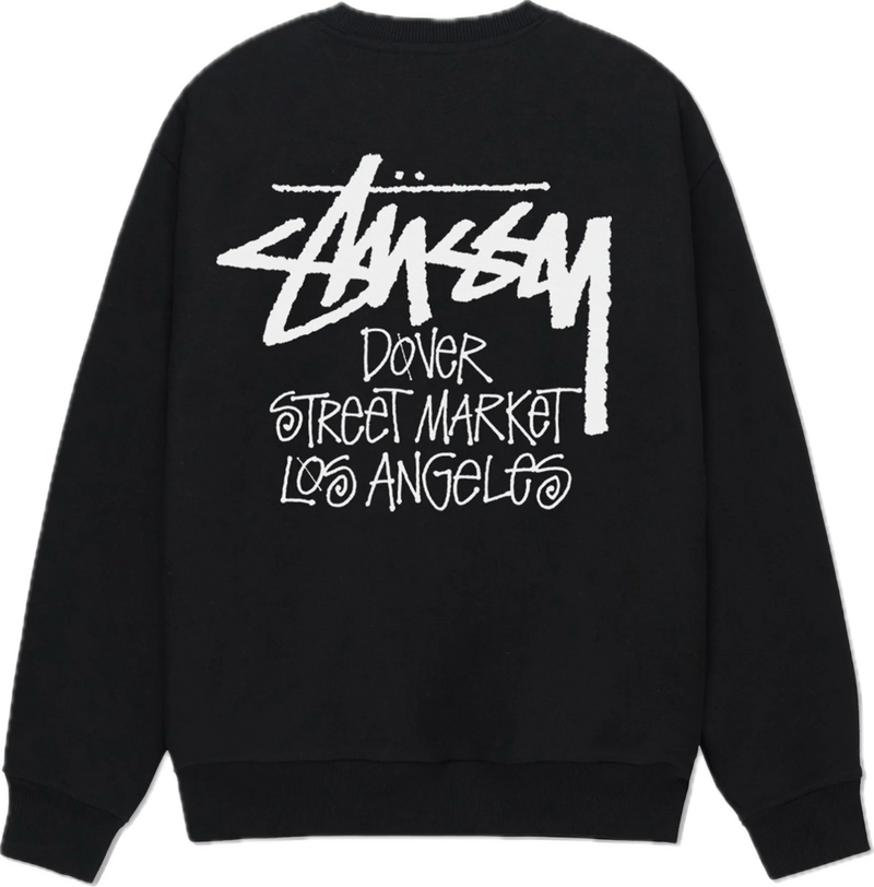 Stussy DSM L.A. Crewneck Black